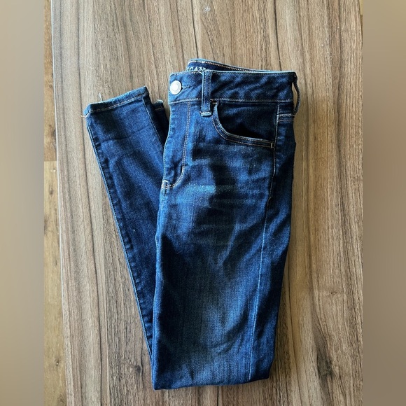 American Eagle High Rise Jeggings Size 2 Short - Picture 1 of 5